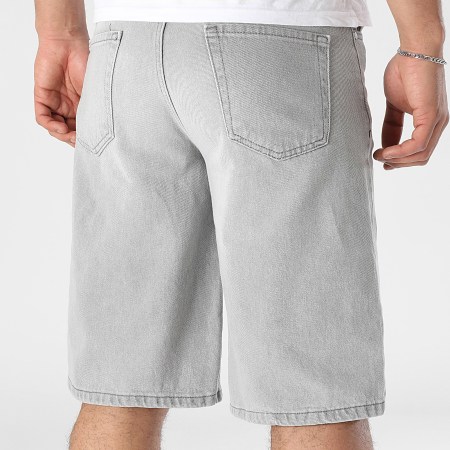 LBO - Lot De 2 Shorts Jean Baggy 3596 3599 Noir Gris